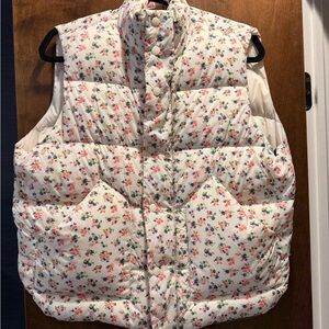The Great Floral Puffer Vest